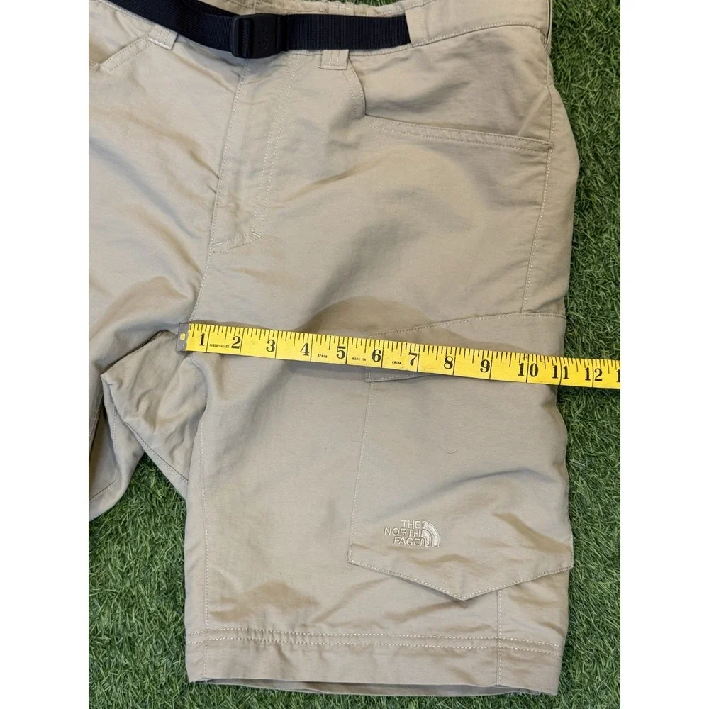 North Face Shorts Mens 36‎ Khaki Brown TCV4 Hiking Outdoors Athletic